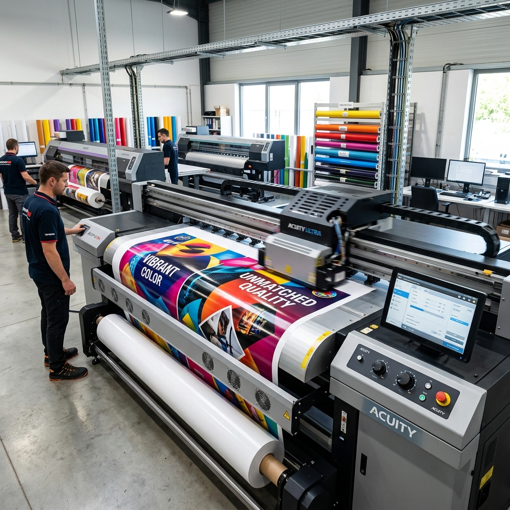 Large format outdoor printed inflatable branding produced by Amaze Vision