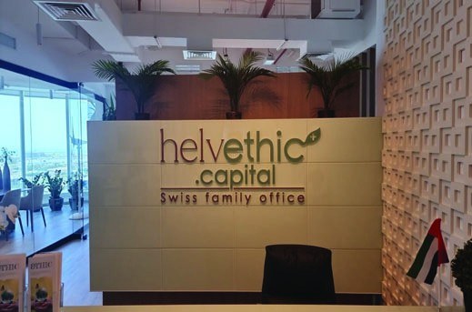 Office reception 3D letter signage